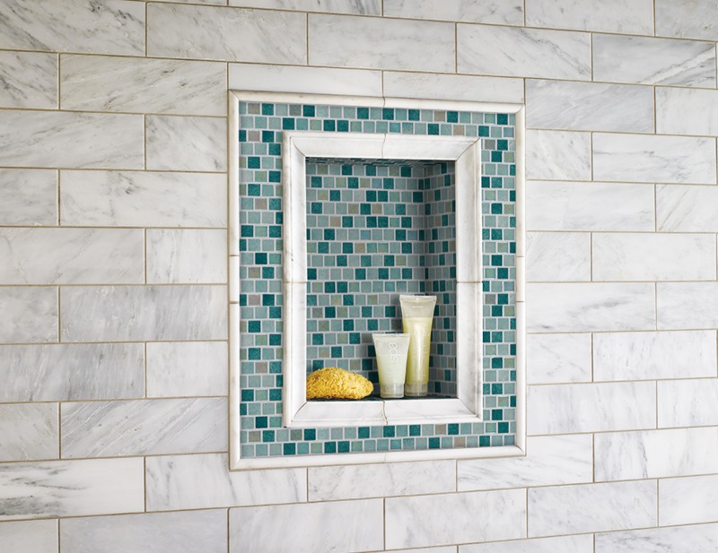 Recycled Glass Bathroom Tile Rispa